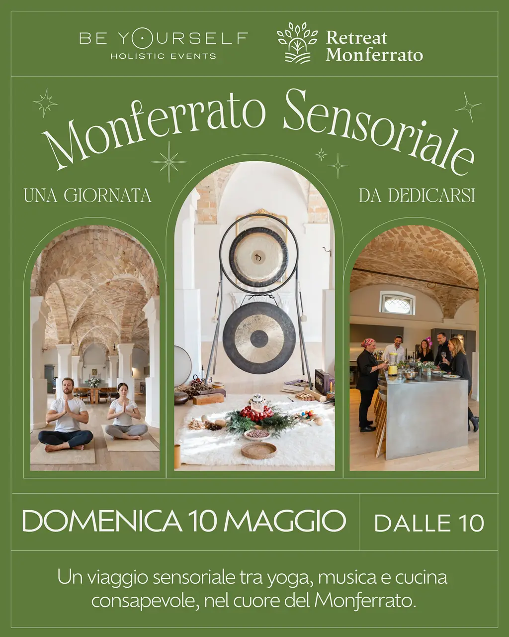 Monferrato sensoriale - domenica 10 maggio una esperienza di benessere sulle colline del Monferrato